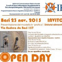 OPEN DAY - Disturbi alimentari