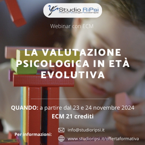 La valutazione neuropsicologia in età evolutiva