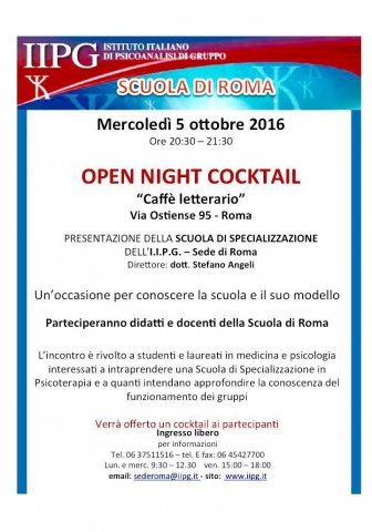 Open Night Cocktail - IIPG ROMA