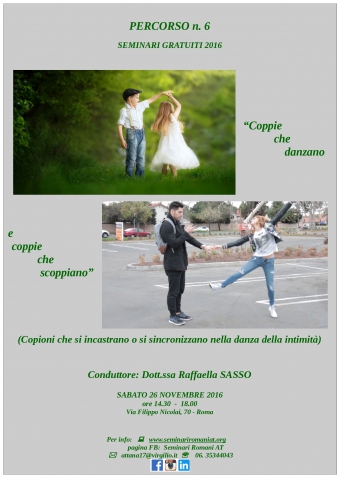 Coppie che danzano e coppie che scoppiano (Percorso n° 6)