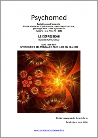 PSYCHOMED (Numeri 1-2-3, Anno XI - 2016): Le Depressioni