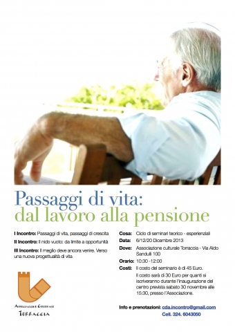 Passaggi di vita: dal lavoro alla pensione